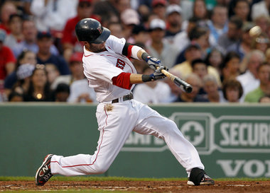 Anaheim, CA.Boston Red Sox right fielder Shane Victorino #18 at